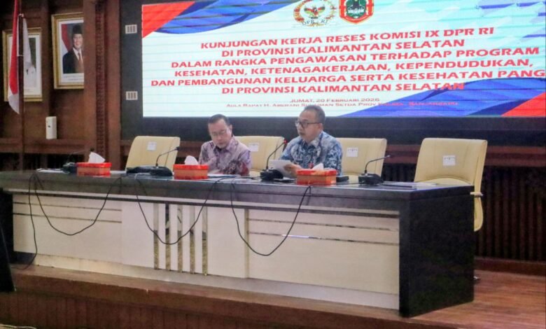 Kunjungan Komisi IX DPR RI Ke Kalsel, Perkuat Sinergi Penanganan Stunting dan Program MBG