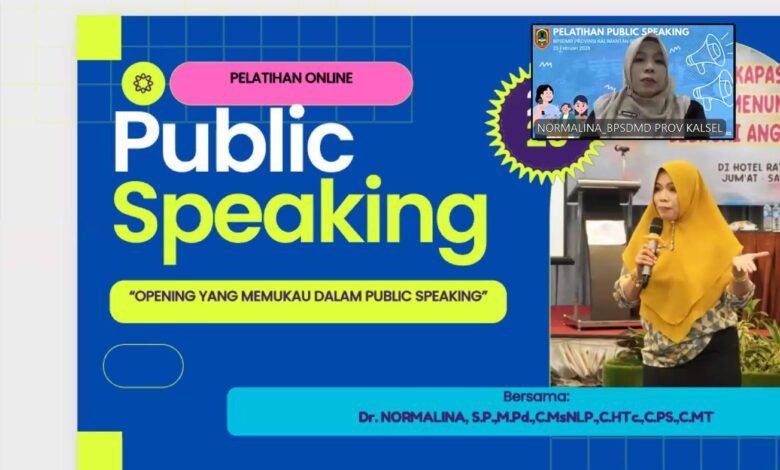 BPSDMD Kalsel Gelar Pelatihan Public Speaking Secara Daring, Perkuat Kompetensi Komunikasi ASN