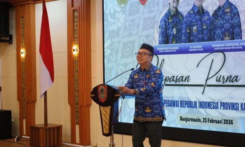 Pemprov Kalsel Lepas 50 Anggota KORPRI Purna Tugas, Sekda Apresiasi Dedikasi ASN