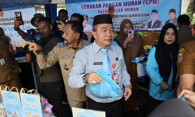 Pemprov Kalsel Hadirkan Ikan Murah dalam Gerakan Pangan Murah, Gubernur Muhidin Dorong Kolaborasi Bantu Masyarakat di Ramadan