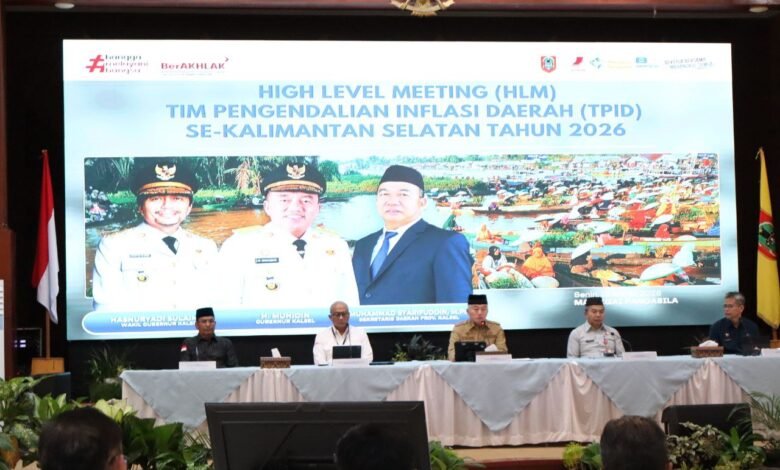 Pemprov Kalsel Bahas Strategi Tekan Inflasi Jelang Idulfitri