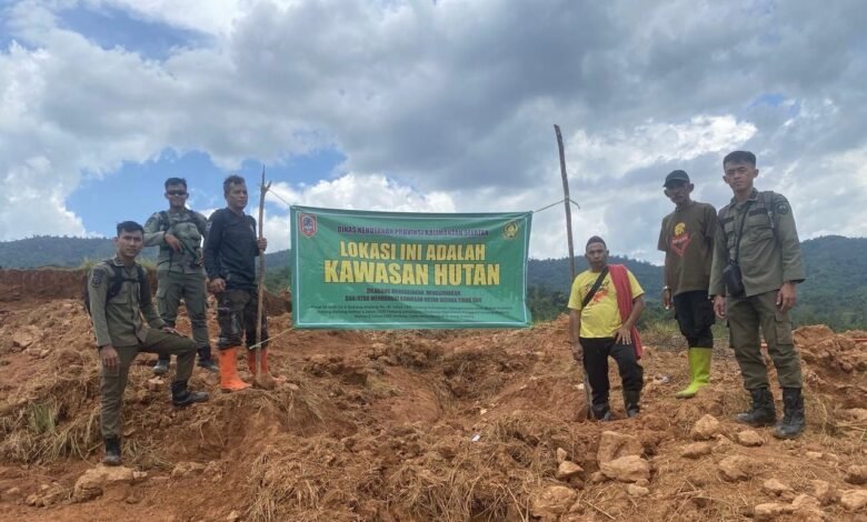 Pendekatan Humanis, Dishut Kalsel Tertibkan PETI di Tahura Sultan Adam