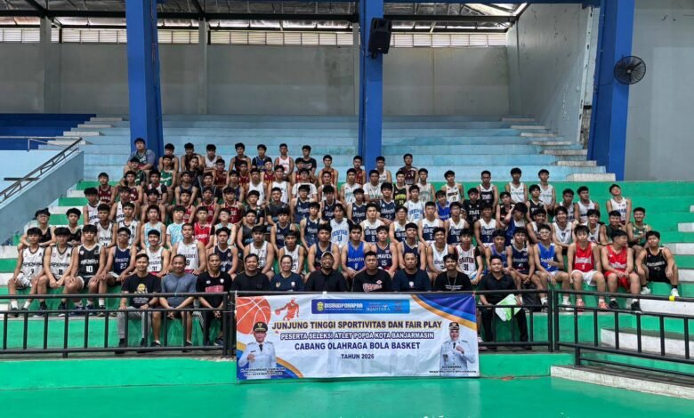 Antusiasme Membludak, 249 Atlet Ramaikan Seleksi Basket Banjarmasin Menuju POPDA 2026