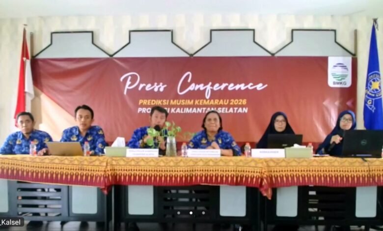 BMKG Kalsel: Musim Kemarau 2026 Datang Lebih Awal dan Cenderung Lebih Kering