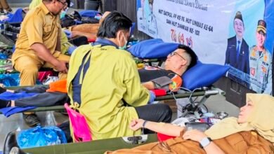 Baksos Donor Darah HUT ke-76 Satpol PP, ke-64 Linmas, dan ke-107 Damkar, Targetkan 100 Kantong Darah