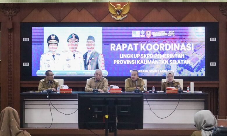 Pemprov Kalsel Evaluasi Serapan Anggaran Triwulan I, Gubernur Targetkan Capai 50 Persen di Triwulan II