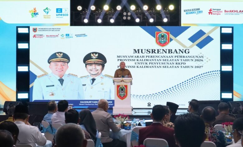 Gubernur Kalsel Fokuskan RKPD 2027 Pada Infrastruktur dan Penanganan Banjir Terpadu