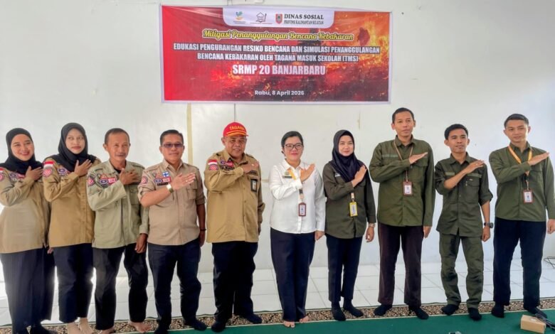 Dinsos Kalsel Edukasi Pengurangan Risiko Bencana bagi Siswa SR MP 20 Banjarbaru