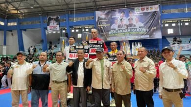 Kejuaraan Karate Pangdam XXII 2026 Sukses, Forki Kabupaten Tanah Laut Raih Juara Umum