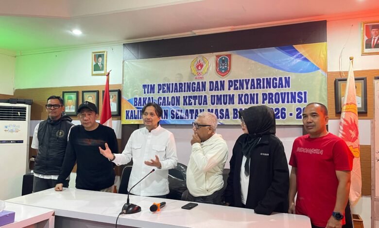 Datangi Koni Kalsel, Hasnuryadi Konsultasi Regulasi Larangan AD/ART Ketua KONI