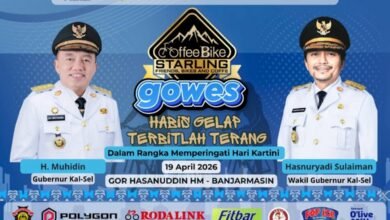 Ratusan Peserta Siap Meriahkan Gowes Starling, Dispora Kalsel Gaungkan Semangat Kartini Lewat Olahraga