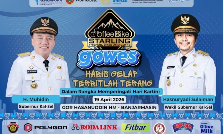 Ratusan Peserta Siap Meriahkan Gowes Starling, Dispora Kalsel Gaungkan Semangat Kartini Lewat Olahraga