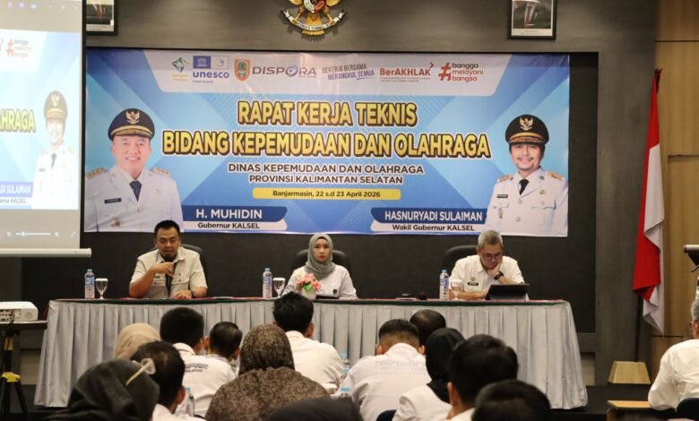 Rakernis Dispora Kalsel Perkuat Sinergi Daerah, Fokus Pembinaan Pemuda dan Olahraga Berkelanjutan