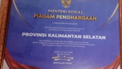 Tagana Kalsel Diapresiasi Nasional, Kadinsos Tekankan Penguatan SDM dan Sarpras
