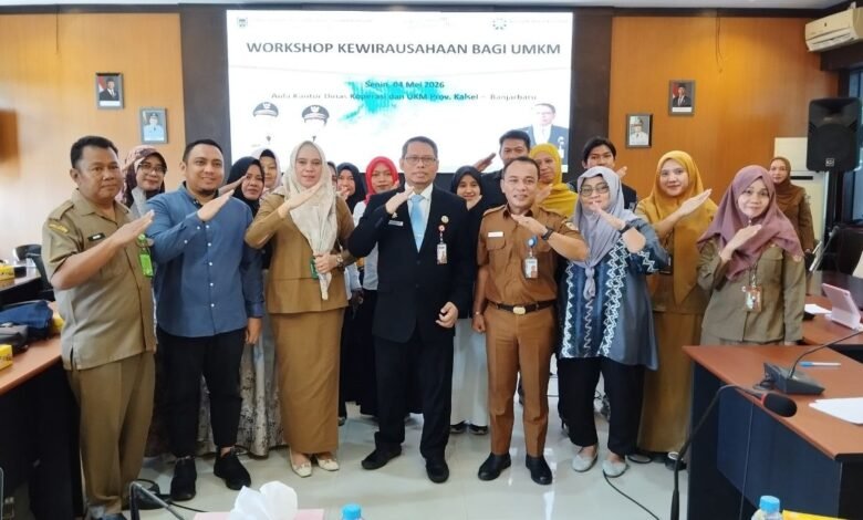 Dorong Penguatan Ekosistem, Diskop UKM Kalsel Gelar Workshop Kewirausahaan bagi UMKM