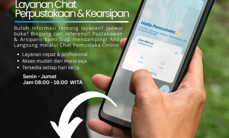 Permudah Layanan Perpustakaan, Dispersip Kalsel Hadirkan Chat Pemustaka Online