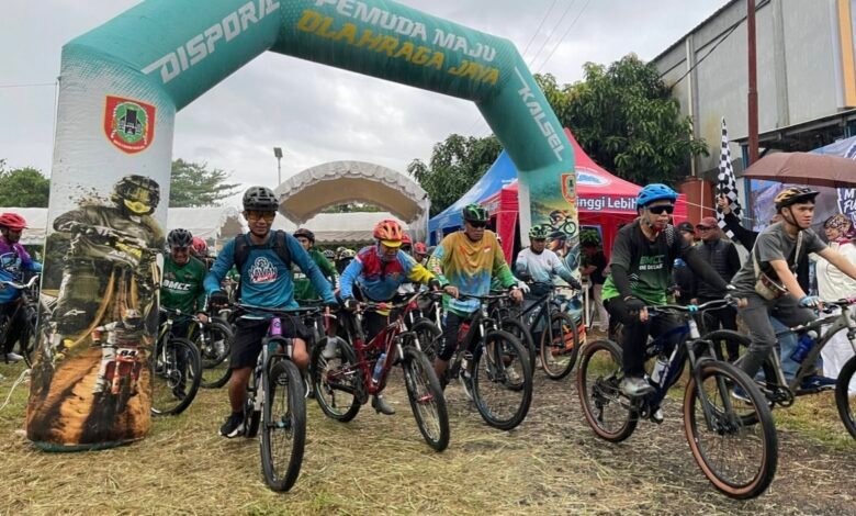 Goweser Banua Antusias Ikuti MTB Fun Enduro Dispora Kalsel