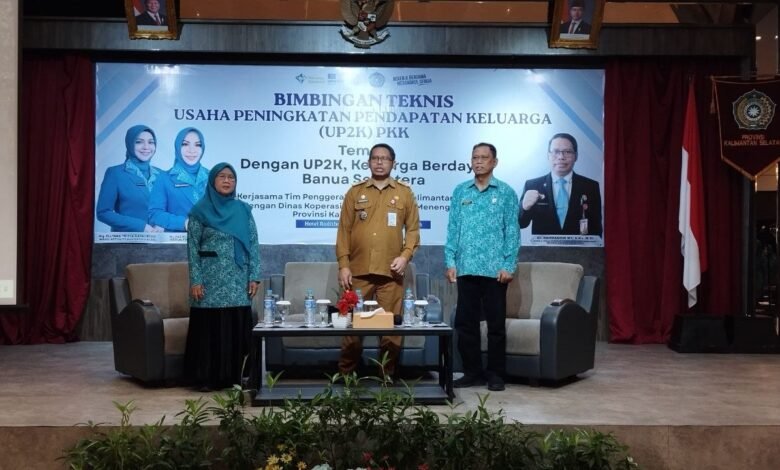 Pemprov Kalsel Perkuat Pemberdayaan Ekonomi Keluarga Melalui Bimtek UP2K PKK