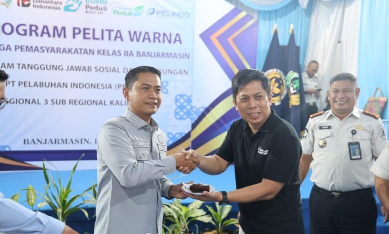Pelindo Kalimantan Dorong Pembinaan Warga Lapas Lewat Program Pelita Warna