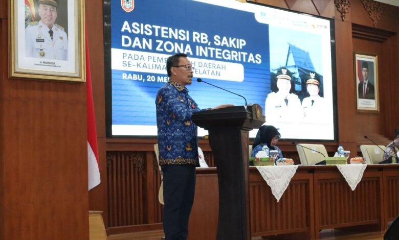 Pemprov Kalsel Dorong Penguatan SAKIP, RB dan ZI untuk Wujudkan Birokrasi Berdampak