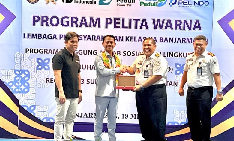 PT Pelindo Salurkan TJSL Ke Lapas Kelas IIA Banjarmasin