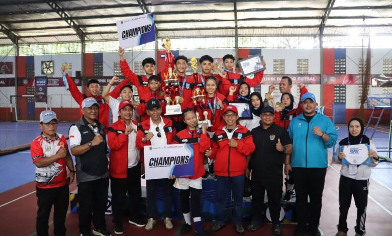 HSS Sapu Bersih Emas Sepak Takraw POPDA Kalsel 2026