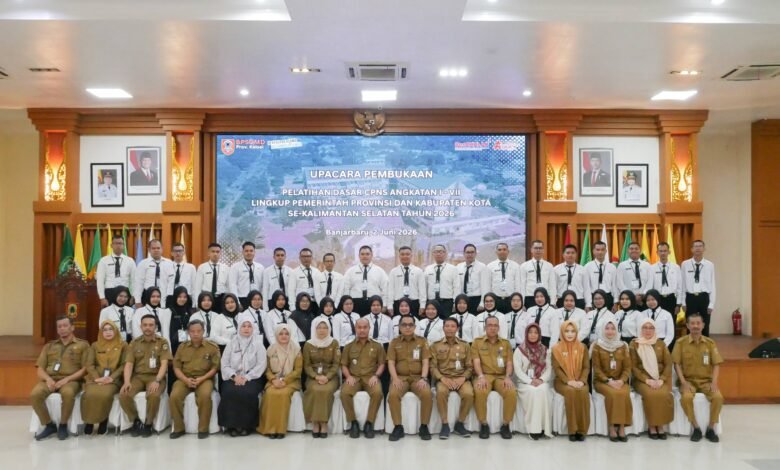 BPSDMD Kalsel Buka Latsar CPNS Angkatan I-VII Tahun 2026, Cetak ASN Profesional dan Adaptif di Era Digital