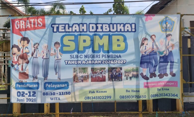 SLB-C Negeri Pembina Kalsel Buka SPMB 2026/2027, Terapkan Sistem Ramah Anak Tanpa Kuota