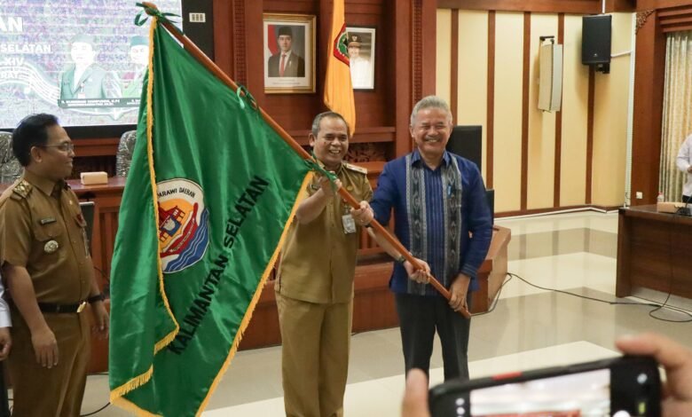 Gubernur Kalsel Lepas Kontingen Pesparawi Menuju Ajang Nasional di Manokwari