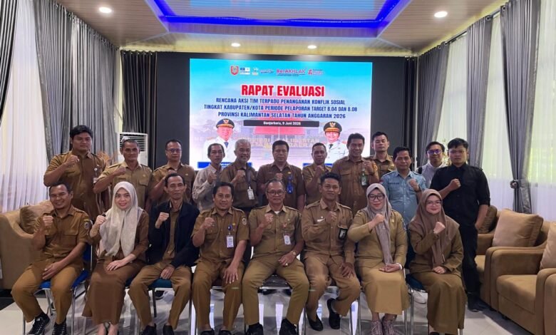 Kesbangpol Kalsel Evaluasi Rencana Aksi Penanganan Konflik Sosial Kabupaten/Kota