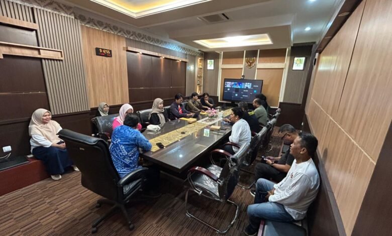 Matangkan Draft PKS, Diskominfo Kalsel dan PSSN Gelar Rapat Daring