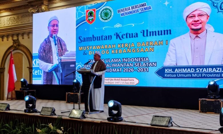 MUI Kalsel Perkuat Kolaborasi Lintas Sektor melalui Mukerda dan Dialog Kebangsaan