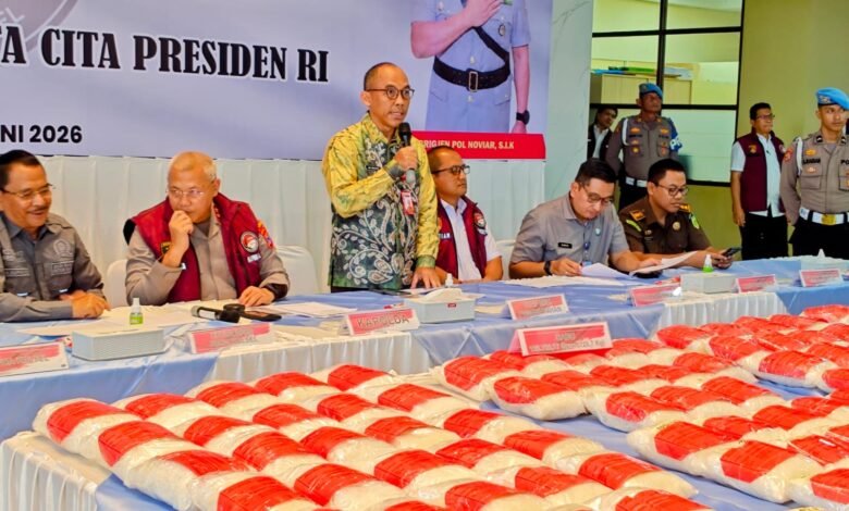 Polda Kalsel Ungkap 128,7 Kilogram Sabu, Pemprov Apresiasi Kinerja Aparat