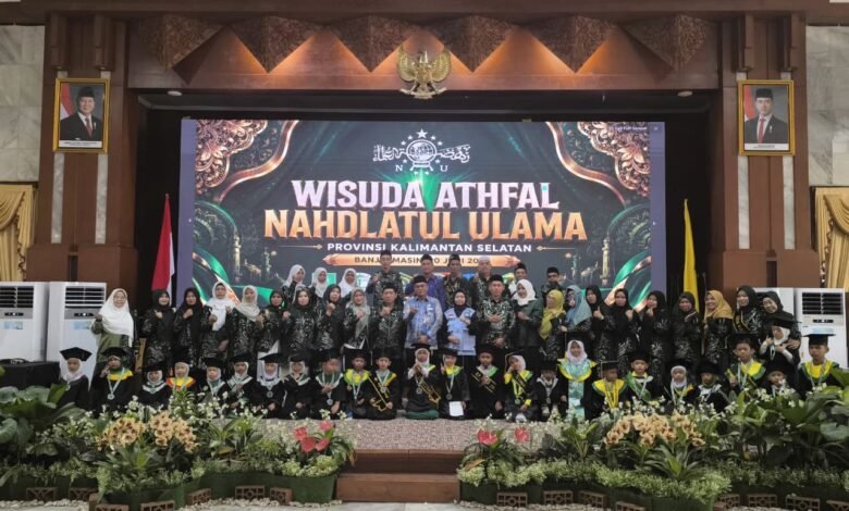 516 Siswa RA-MI Ma’arif NU Kalsel Diwisuda, Gubernur Kalsel Tekankan Pentingnya Pendidikan Karakter
