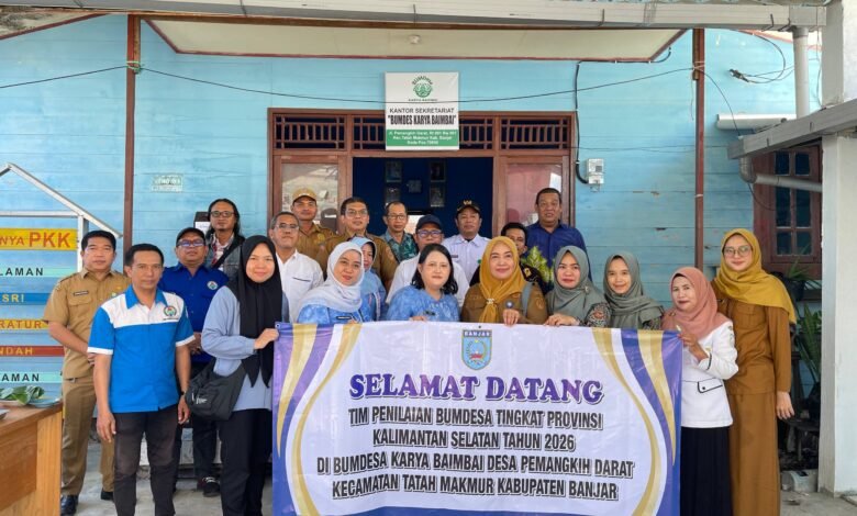 BUMDesa Karya Baimbai Masuk Lima Besar Terbaik Kalsel, Tim Provinsi Lakukan Verifikasi Lapangan