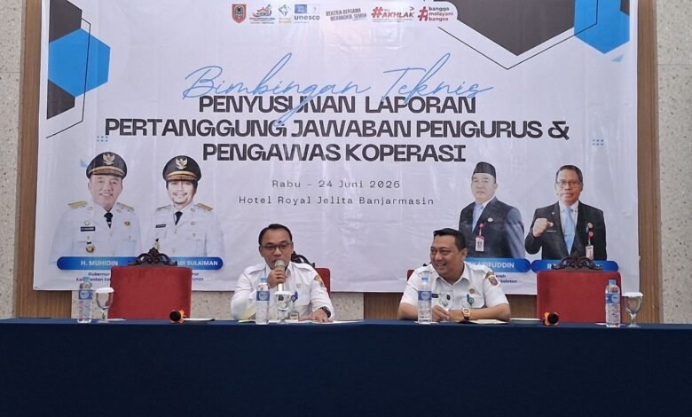 Pemprov Kalsel Dorong Koperasi Tertib RAT Melalui Bimtek Penyusunan Laporan Pertanggungjawaban