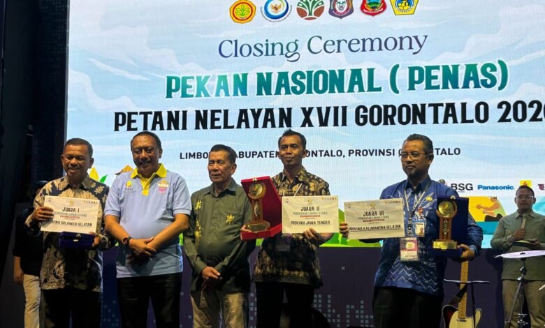 Kalsel Raih Prestasi Membanggakan di PENAS Petani Nelayan XVII Gorontalo 2026