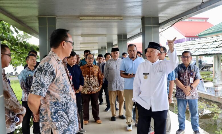 Gubernur Kalsel Tinjau Rencana Pembangunan Gedung Kedokteran Nuklir dan Pusat Layanan Jantung Terpadu di RSUD Ansari Saleh