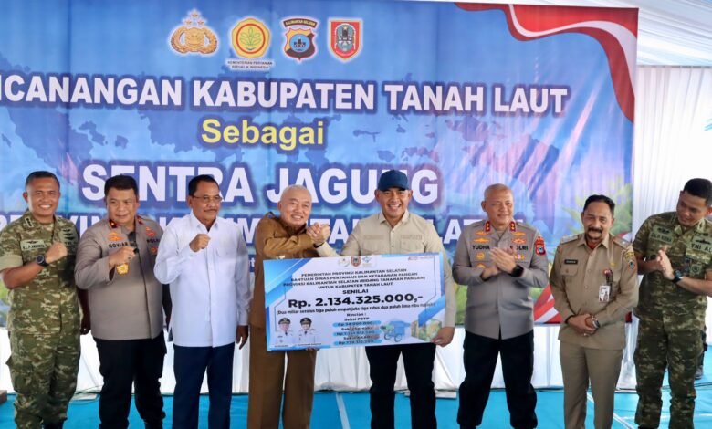 Pemprov Kalsel Gelontorkan Bantuan Pertanian Rp 4,071 Miliar, Perkuat Tanah Laut sebagai Sentra Jagung