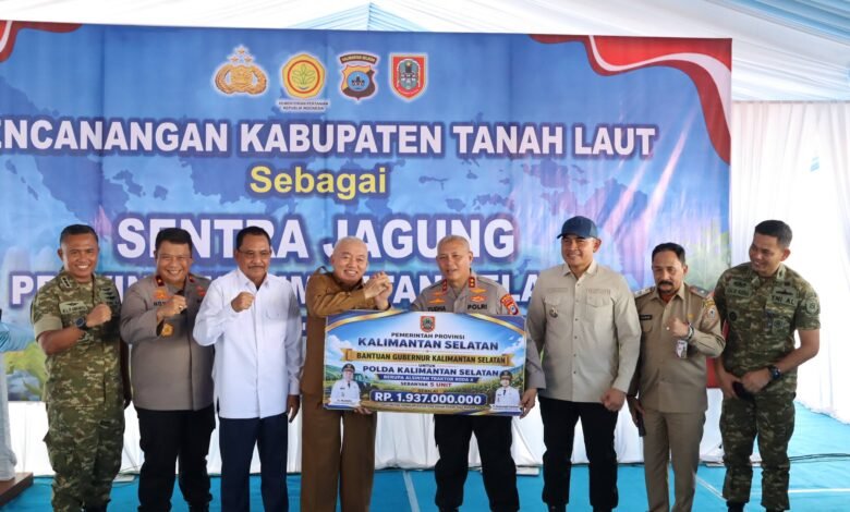 Gubernur Kalsel Canangkan Tanah Laut sebagai Sentra Jagung Kalsel, Perkuat Swasembada Pangan Nasional