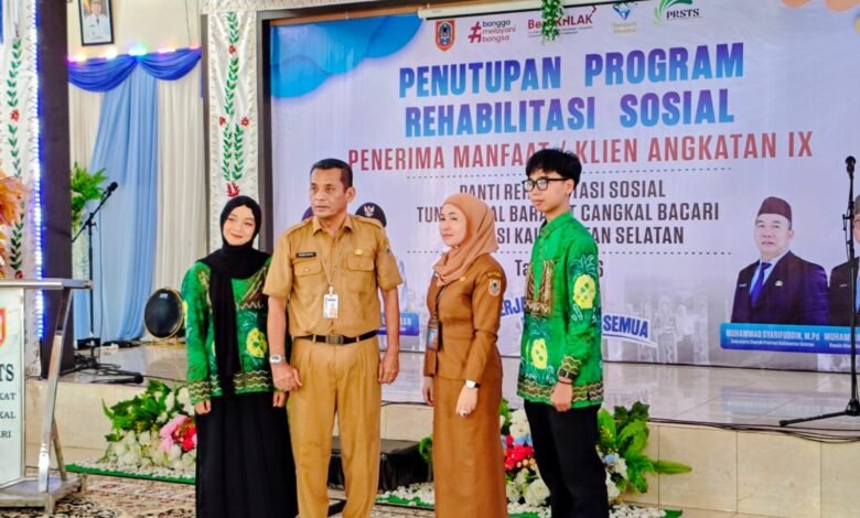 81 Klien PRSTS Barakat Cangkal Bacari Resmi Menyelesaikan Program Rehabilitasi Sosial Angkatan IX