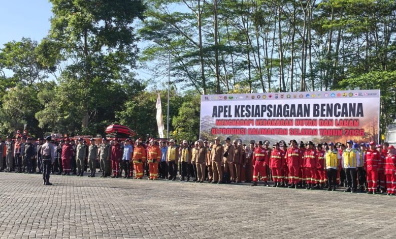 Satpol PP dan Damkar Kalsel Perkuat Kesiapsiagaan dan Sinergi Penanggulangan Karhutla