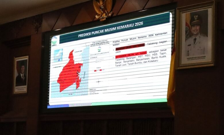 BMKG: Puncak Musim Kemarau Kalsel Diperkirakan Terjadi Agustus–September, Risiko Karhutla Meningkat