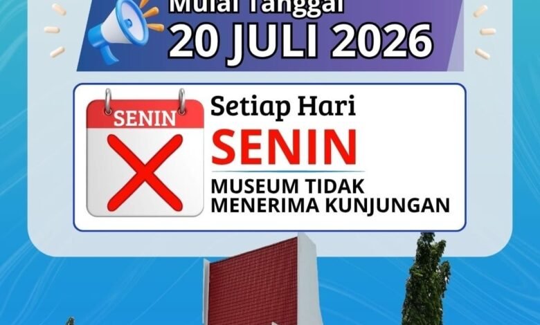 Mulai 20 Juli 2026, Museum Lambung Mangkurat Tutup Setiap Senin untuk Pembersihan