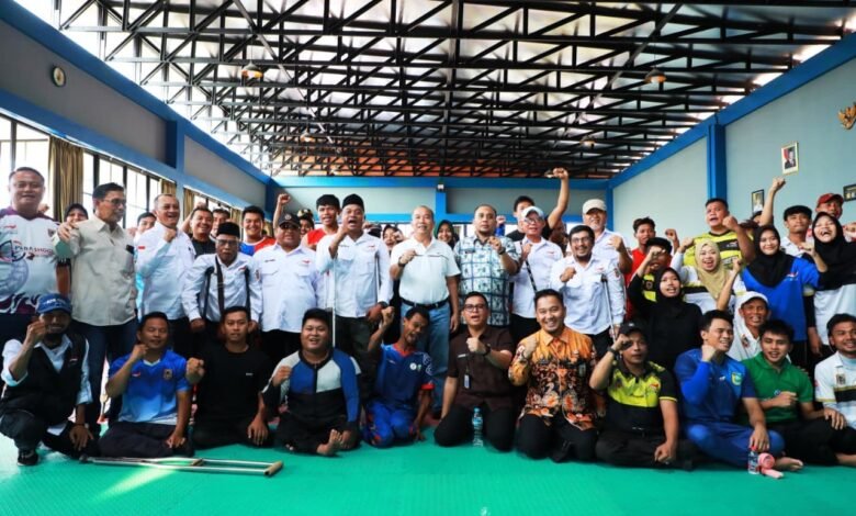 Tinjau Pemusatan Latihan Atlet NPCI, Sekda Kalsel Siap Tindak Lanjuti Dukungan Pembinaan Atlet Disabilitas