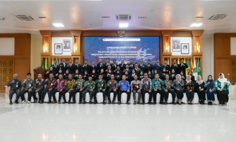 BPSDMD Kalsel Tutup PKP Angkatan I 2026, Sekda Dorong Alumni Wujudkan Aksi Perubahan di Instansi