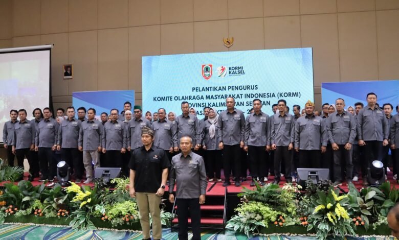 Sekda Kalsel Pimpin KORMI Kalsel, Perkuat Sinergi Majukan Olahraga Masyarakat Banua