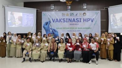 BBPOM di Banjarbaru Rampungkan Vaksinasi HPV Tiga Dosis, Hampir 300 Perempuan Terlindungi dari Risiko Kanker Serviks