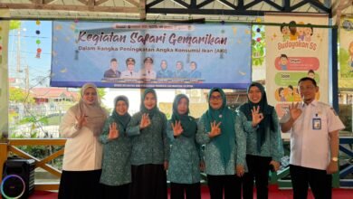 DKP Kalsel Gaungkan GEMARIKAN di Tapin, Tanamkan Budaya Makan Ikan Sejak Usia Dini untuk Cegah Stunting