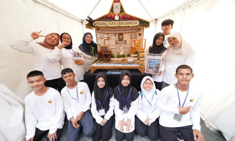 Debut Manis SLB Negeri 3 Banjarmasin di Ajang Lomba Mading 3D Museum Wasaka: Sabet Juara Harapan 1 Berkat Semangat Pantang Menyerah